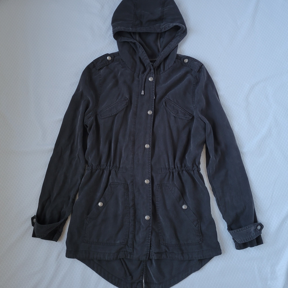 Max Jeans Charcoal Utility Jacket